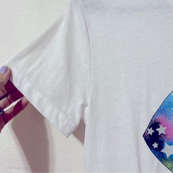 Chaser Sparkle Lips Tee Sz S - Picture 4 of 4